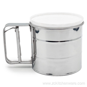 Manual Fine Mesh Stainless Steel Flour Sifter Sieve